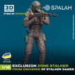 Spalah SP10616 Figure Exclusion zone stalker from universe of STALKER Scale 1:16