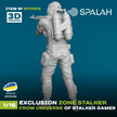 Spalah SP10616 Figure Exclusion zone stalker from universe of STALKER Scale 1:16
