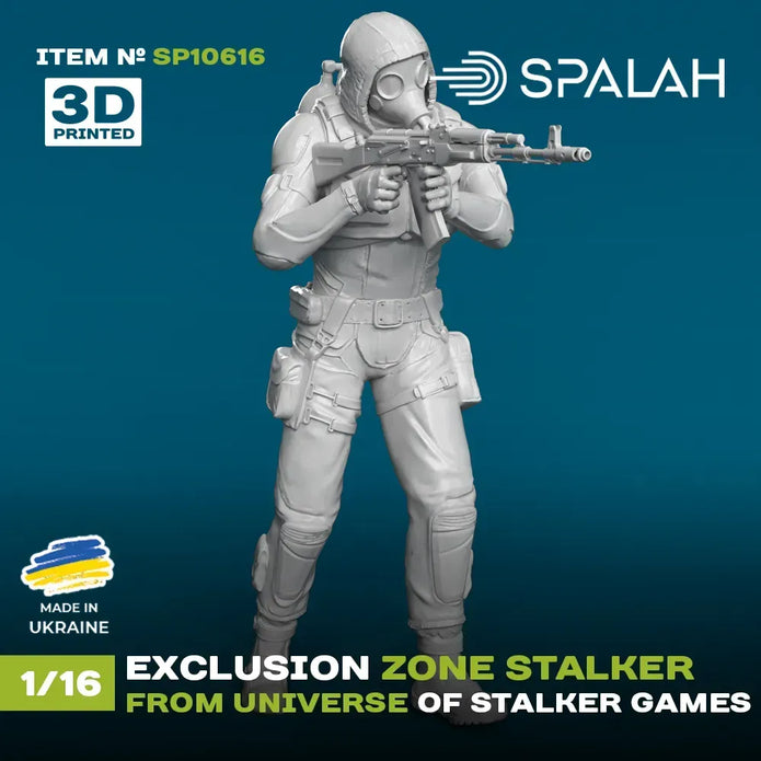 Spalah SP10616 Figure Exclusion zone stalker from universe of STALKER Scale 1:16