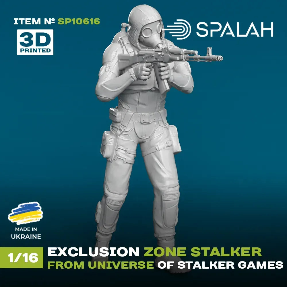 Spalah SP10616 Figure Exclusion zone stalker from universe of STALKER Scale 1:16