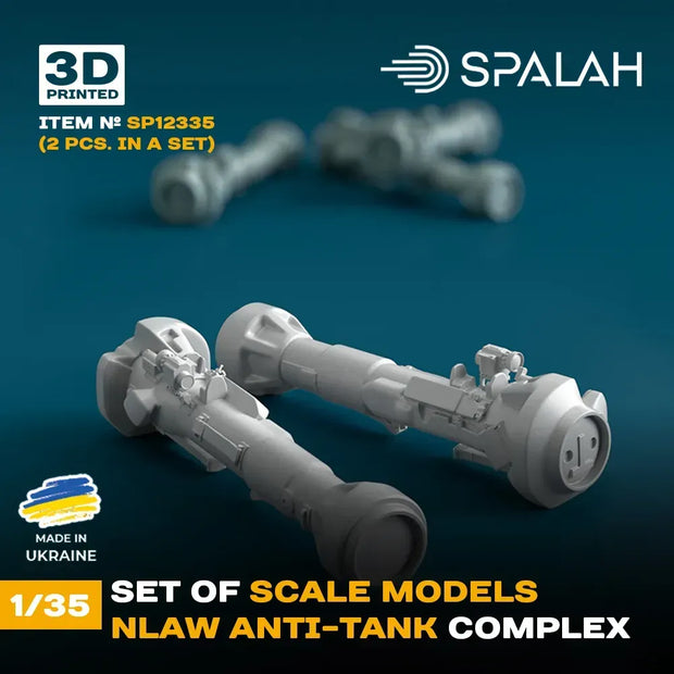 Spalah SP12335 Models NLAW anti-tank complex (2 pcs) Scale Model Kit for Diorama 1:35