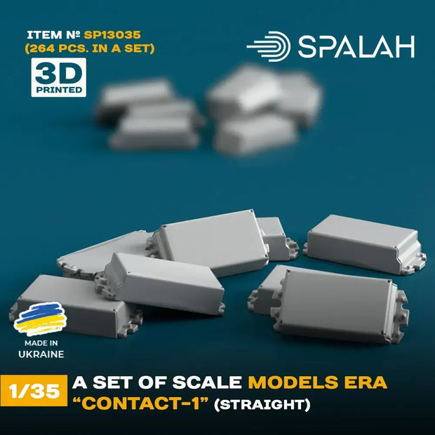 Spalah SP13035 ERA Contact-1 straight (264 pcs) Scale Model Kit 1:35 | Detailed 3D Printed Resin Kit