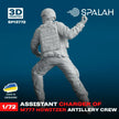 Spalah SP13772 Assistant charger of M777 Howitzer Scale Figure Model 1:72 | Detailed 3D Printed Resin Kit