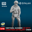 Spalah SP14072 Vertical gunner of M777 Howitzer Scale Figure Model 1:72 | Detailed 3D Printed Resin Kit