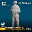 Spalah SP14135 Figure Shutter Lock of M777 Howitzer Scale 1:35 | Detailed 3D Printed Resin Kit