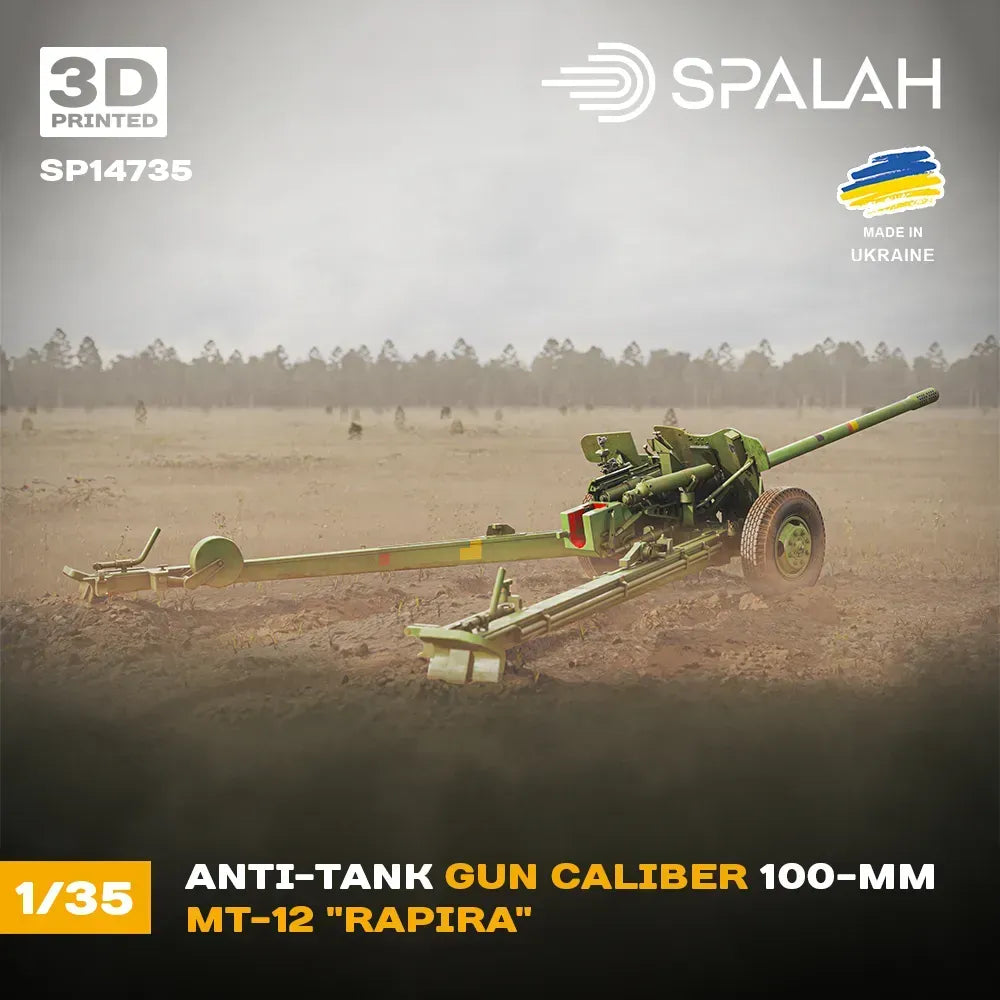 Spalah SP14735 MT-12 Rapira Scale Model Kit 1:35 | Detailed 3D Printed Resin Kit