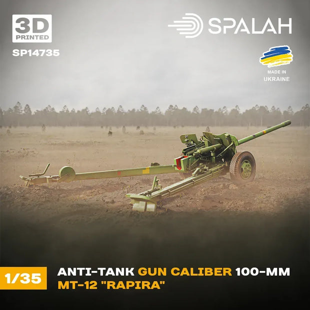 Spalah SP14735 MT-12 Rapira Scale Model Kit 1:35 | Detailed 3D Printed Resin Kit