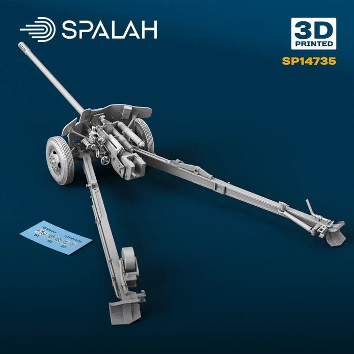 Spalah SP14735 MT-12 Rapira Scale Model Kit 1:35 | Detailed 3D Printed Resin Kit