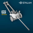 Spalah SP14735 MT-12 Rapira Scale Model Kit 1:35 | Detailed 3D Printed Resin Kit