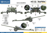 Spalah SP14735 MT-12 Rapira Scale Model Kit 1:35 | Detailed 3D Printed Resin Kit