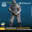 Spalah SP15135 Armor suit exoskeleton from STALKER game universe Scale Figure 1:35 | Detailed 3D Printed Resin Kit