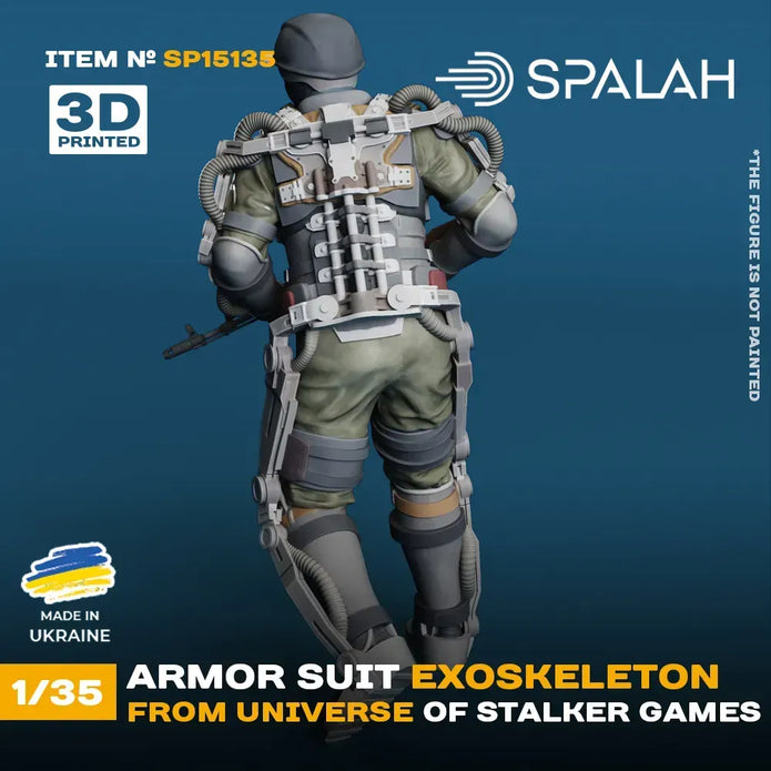 Spalah SP15135 Armor suit exoskeleton from STALKER game universe Scale Figure 1:35 | Detailed 3D Printed Resin Kit