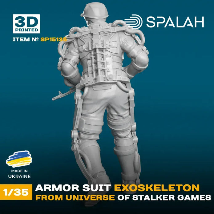 Spalah SP15135 Armor suit exoskeleton from STALKER game universe Scale Figure 1:35 | Detailed 3D Printed Resin Kit