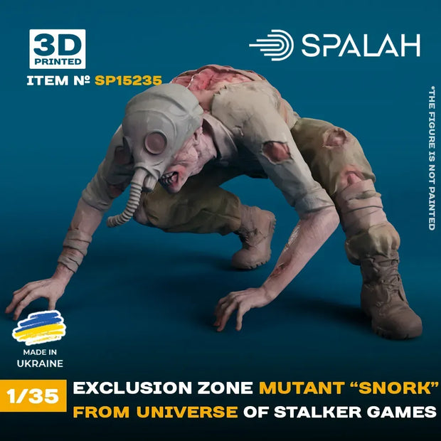 Spalah SP15235 Figure Exclusion zone mutant Snork from STALKER universe Scale 1:35