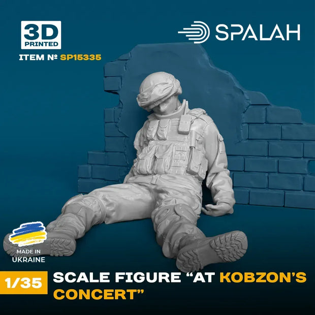 Spalah SP15335 Figure At Kobzon's concert Scale 1:35 | Detailed 3D Printed Resin Kit