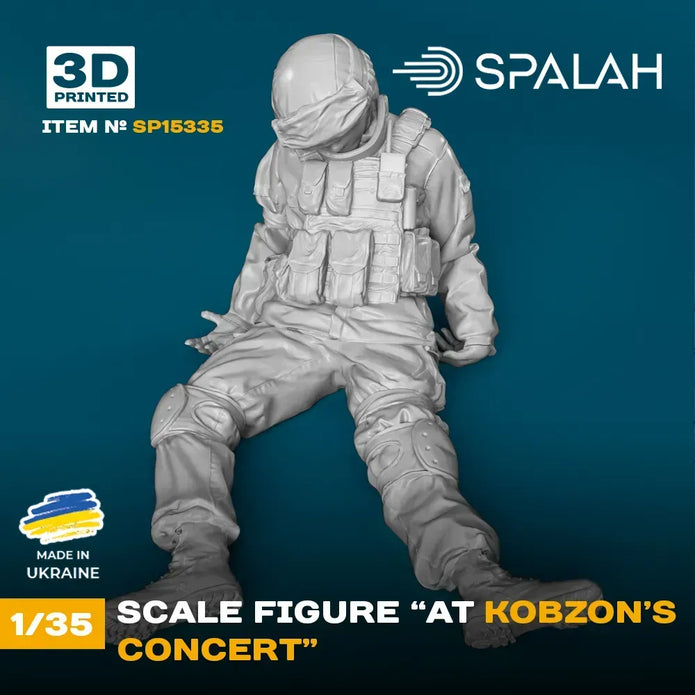 Spalah SP15335 Figure At Kobzon's concert Scale 1:35 | Detailed 3D Printed Resin Kit