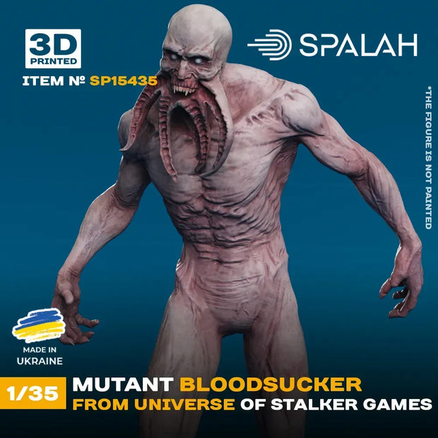 Spalah SP15435 Figure Mutant Bloodsucker from STALKER universe Scale 1:35 | Detailed 3D Printed Resin Kit