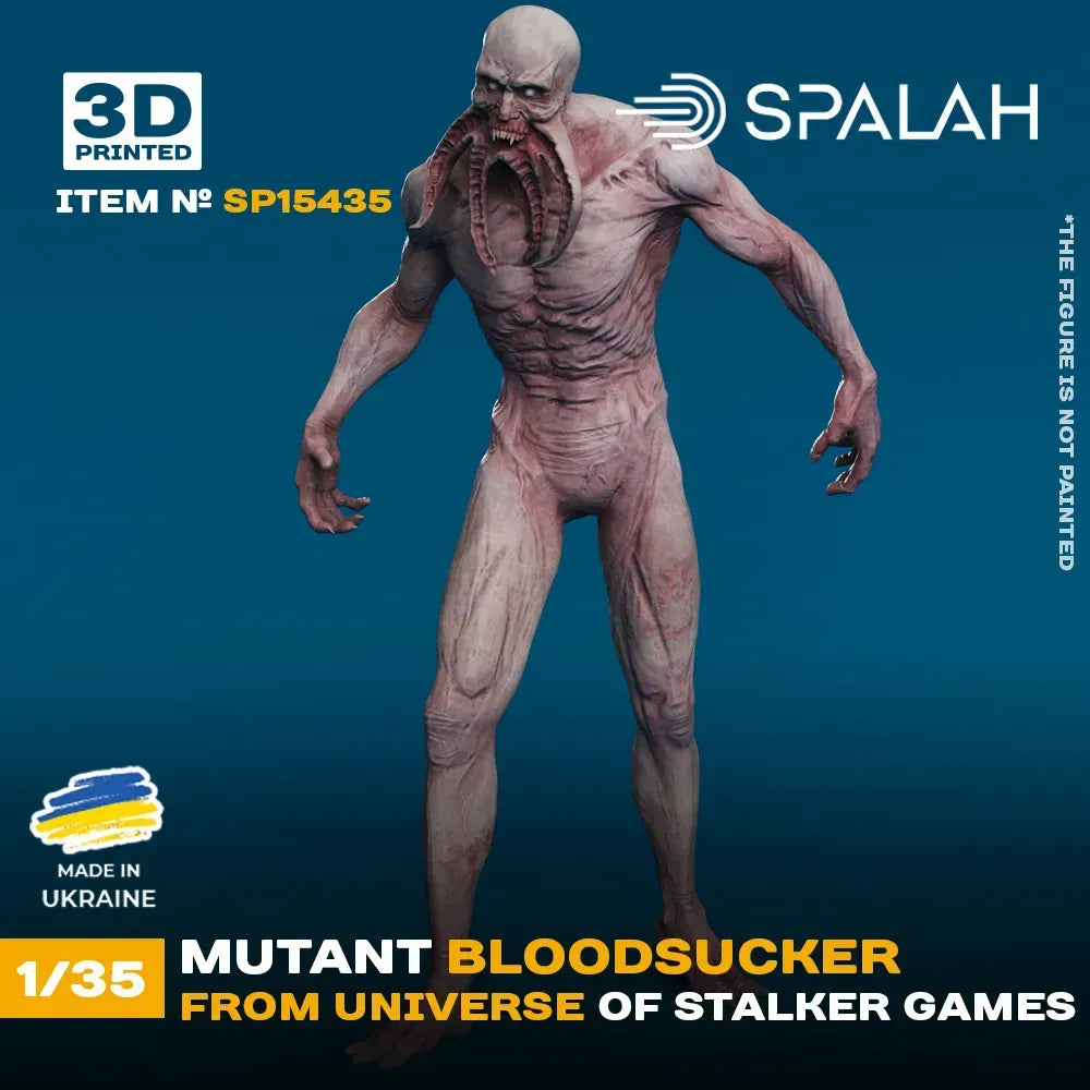 Spalah SP15435 Figure Mutant Bloodsucker from STALKER universe Scale 1:35 | Detailed 3D Printed Resin Kit