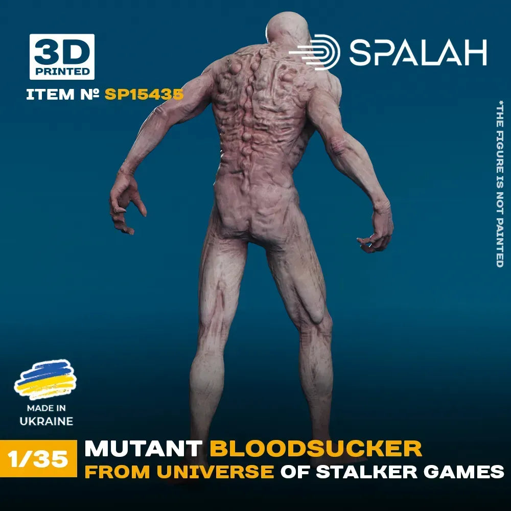 Spalah SP15435 Figure Mutant Bloodsucker from STALKER universe Scale 1:35 | Detailed 3D Printed Resin Kit