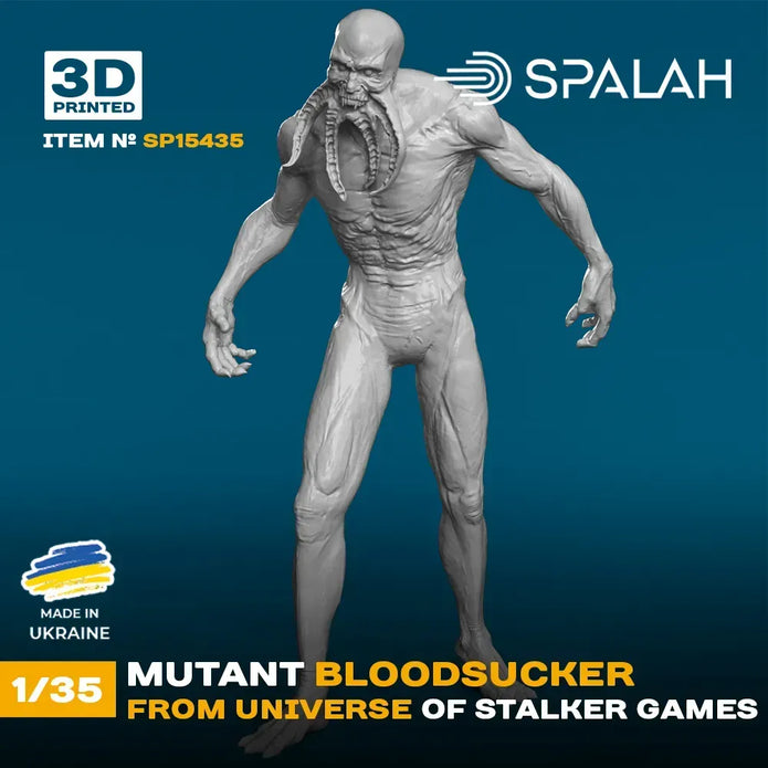 Spalah SP15435 Figure Mutant Bloodsucker from STALKER universe Scale 1:35 | Detailed 3D Printed Resin Kit