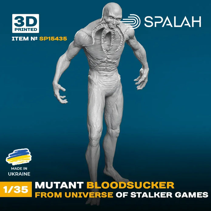 Spalah SP15435 Figure Mutant Bloodsucker from STALKER universe Scale 1:35 | Detailed 3D Printed Resin Kit