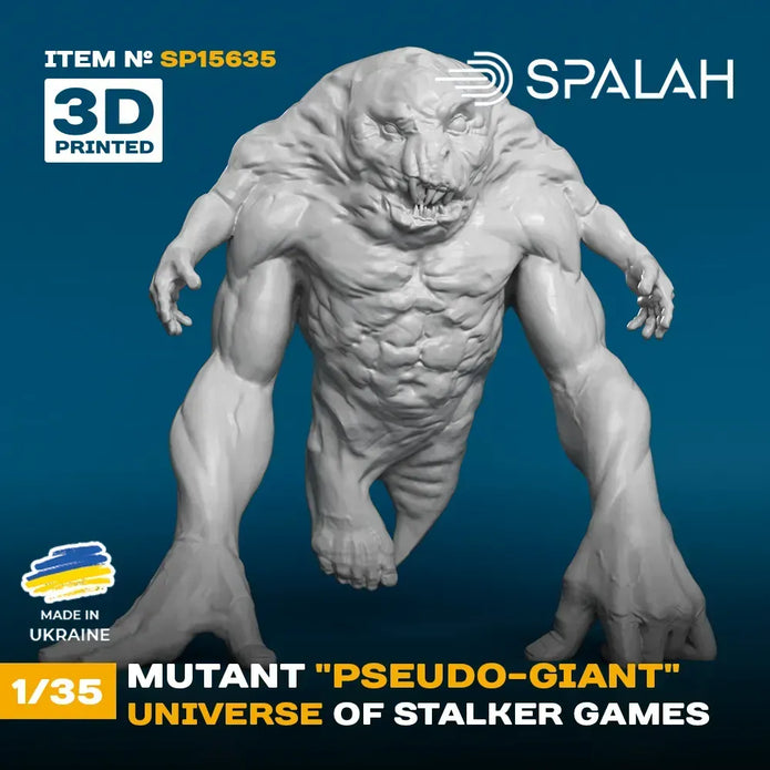 Spalah SP15635 Figure Pseudogiant mutant from STALKER universe Scale 1:35 | Detailed 3D Printed Resin Kit