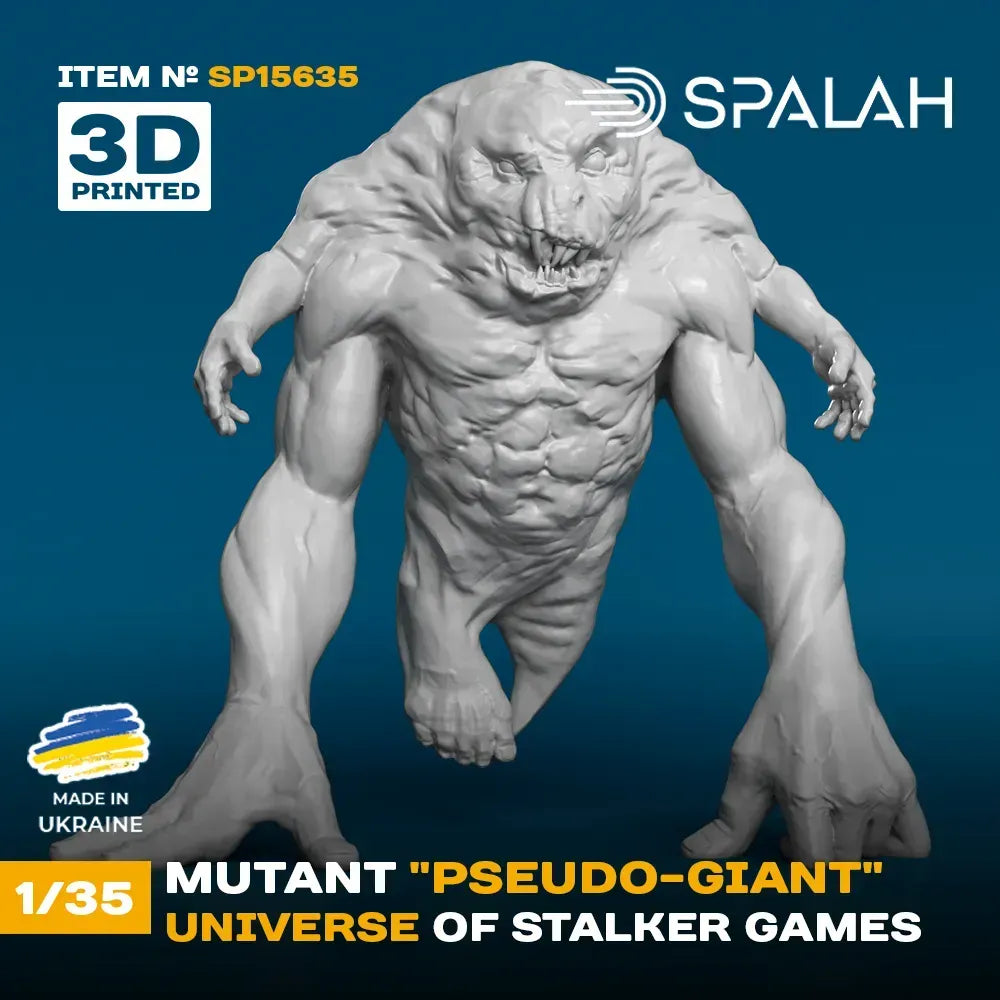 Spalah SP15635 Figure Pseudogiant mutant from STALKER universe Scale 1:35 | Detailed 3D Printed Resin Kit