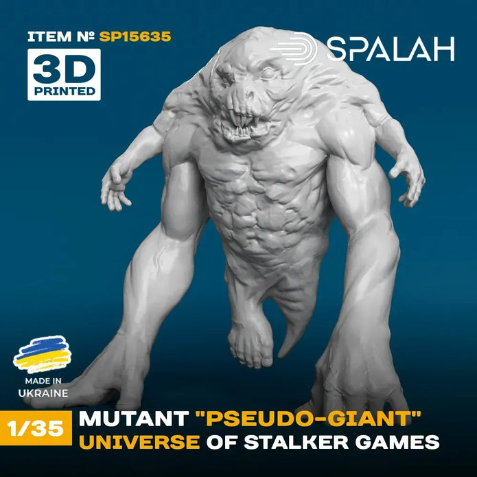 Spalah SP15635 Figure Pseudogiant mutant from STALKER universe Scale 1:35 | Detailed 3D Printed Resin Kit