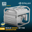 Spalah SP15735 Scale model Generator Scale Model Kit for Diorama 1:35 | Detailed 3D Printed Resin Kit