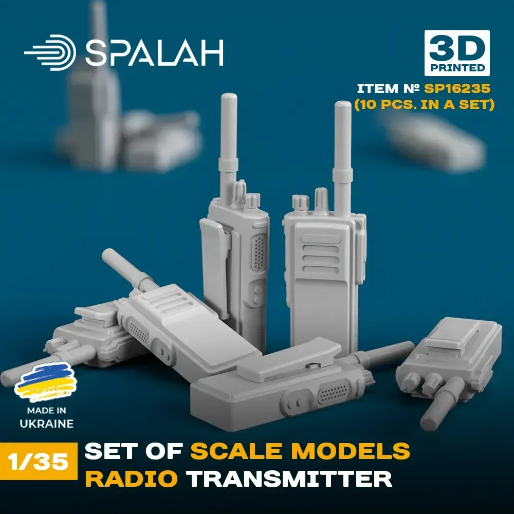 Spalah SP16235 Radio transmitter (10 pcs) Scale Model Kit 1:35 | Detailed 3D Printed Resin Kit