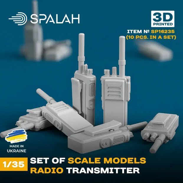 Spalah SP16235 Radio transmitter (10 pcs) Scale Model Kit 1:35 | Detailed 3D Printed Resin Kit