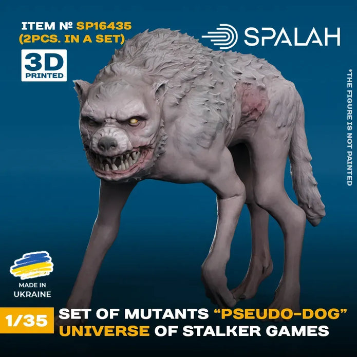Spalah SP16435 Figures Mutant Pseudodog from universe of STALKER (2 pcs) Scale 1:35