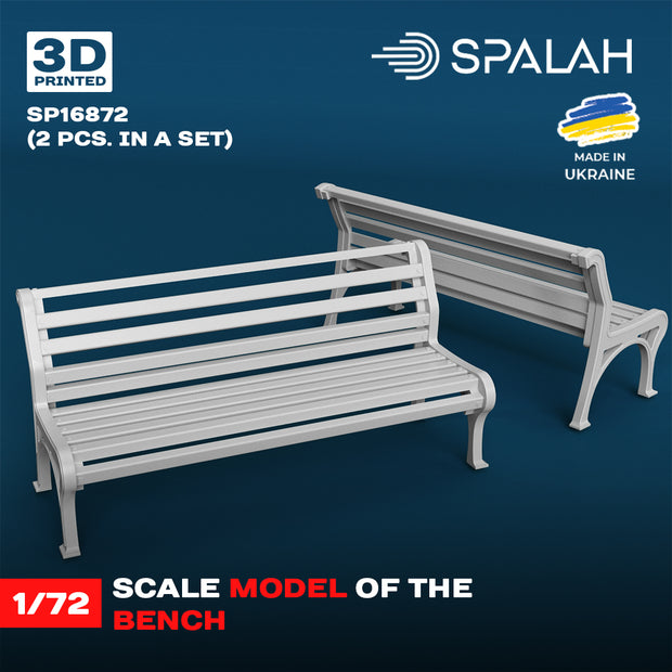 Spalah SP16872 Set of scale models "Benches", (2 psc.) Scale 1:72