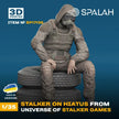 Spalah SP17135 Figure Stalker on hiatus from universe of STALKER Scale 1:35 | Detailed 3D Printed Resin Kit