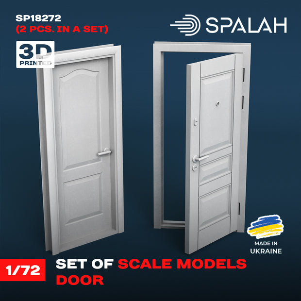 Spalah SP18272 Set of scale models "Doors", (2 pcs.) Scale 1:72
