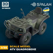 Spalah SP18835 ATV Quadrobike Scale Model Kit for Diorama 1:35 | Detailed 3D Printed Resin Kit