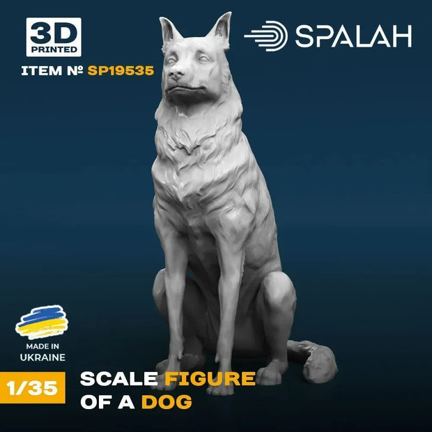 Spalah SP19535 Dog Scale Figure 1:35 | Detailed 3D Printed Resin Kit