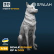 Spalah SP19535 Dog Scale Figure 1:35 | Detailed 3D Printed Resin Kit