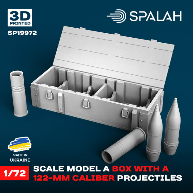 Spalah SP19972 Set of scale models "A box with 122-mm projectiles" Scale 1:72