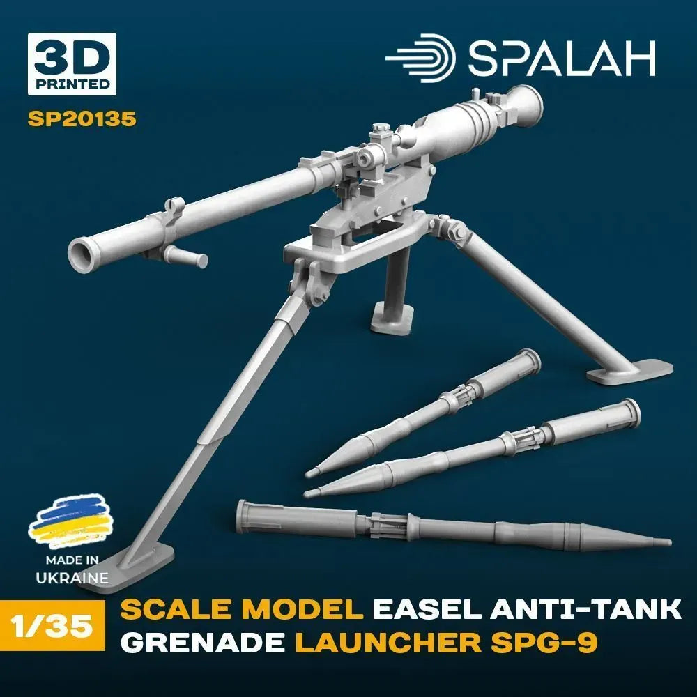 Spalah SP20135 Model SPG-9 Scale Model Kit 1:35 | Detailed 3D Printed Resin Kit