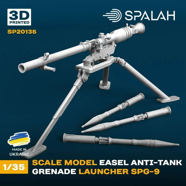 Spalah SP20135 Model SPG-9 Scale Model Kit 1:35 | Detailed 3D Printed Resin Kit