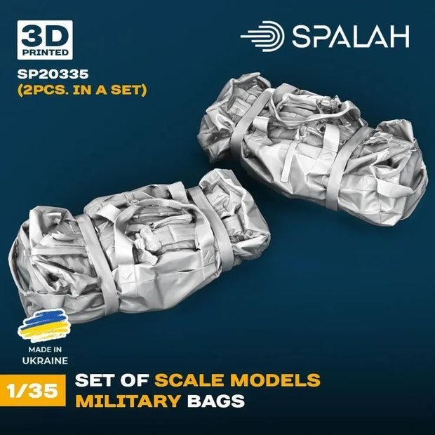 Spalah SP20335 Models Military bags Scale Model Kit 1:35 | Detailed 3D Printed Resin Kit