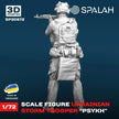 Spalah SP20572 Ukrainian storm trooper Psykh Scale Figure Model 1:72 | Detailed 3D Printed Resin Kit
