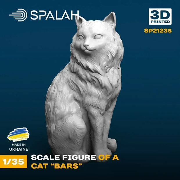 Spalah SP21235 Figure Cat Bars Scale 1:35 | Detailed 3D Printed Resin Kit