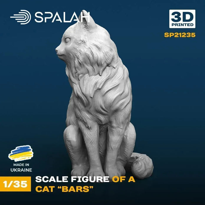 Spalah SP21235 Figure Cat Bars Scale 1:35 | Detailed 3D Printed Resin Kit