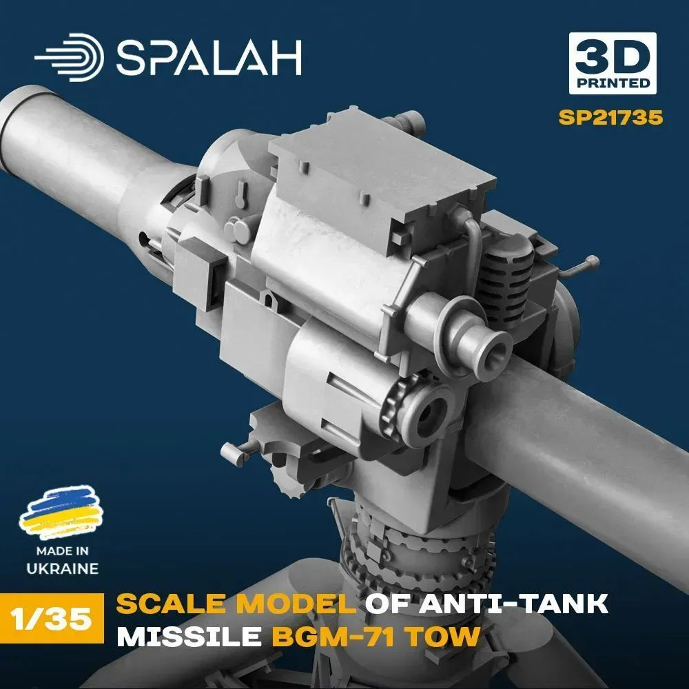 Spalah SP21735 Model Anti-tank missile BGM-71 TOW Scale Model Kit 1:35 | Detailed 3D Printed Resin Kit