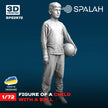 Spalah SP22972 Сhild with a ball Scale Figure Model 1:72 | Detailed 3D Printed Resin Kit
