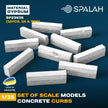 Spalah SP23535 Concrete curbs (12 pcs.) Scale Model Kit for Diorama 1:35