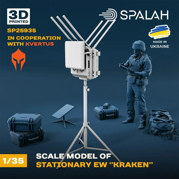 Spalah SP25935 Stationary EW Kraken Scale Model Kit for Diorama 1:35 | Detailed 3D Printed Resin Kit