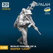 Spalah SP26135 Sniper Lova Scale Figure Model 1:35 | Detailed 3D Printed Resin Kit